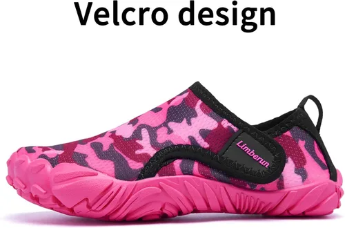 Vista 3 de Limberun Zapatos de agua para niños y niñas, zapatos de natación para niños, zapatos de playa para niños
