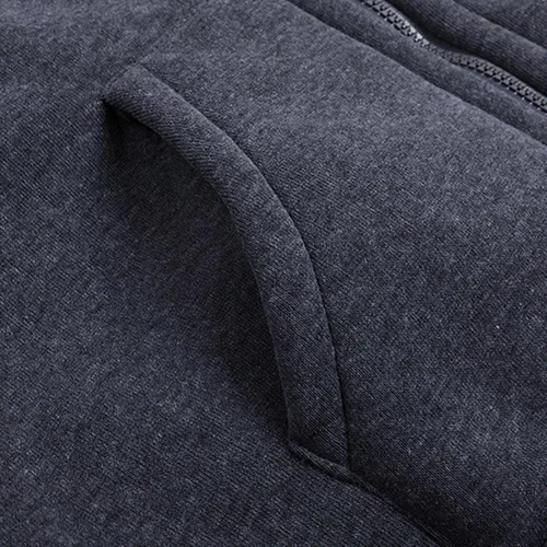 Vista 7 de Sudaderas con capucha para mujer, con forro de sherpa, con cremallera completa, talla grande, casual, holgada, con bolsillos