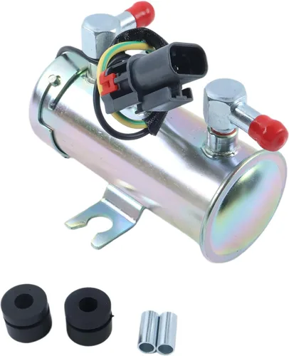 Vista 6 de Bomba de combustible universal eléctrica O-EP028 de gasolina de 24 V apta para faceta de plata estilo tractor barco
