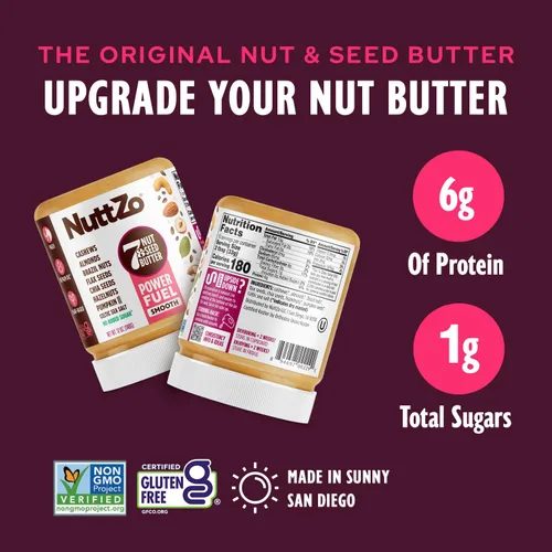 Vista 3 de Nuttzo Natural Power Fuel Seven - mantequilla de nueces y semillas