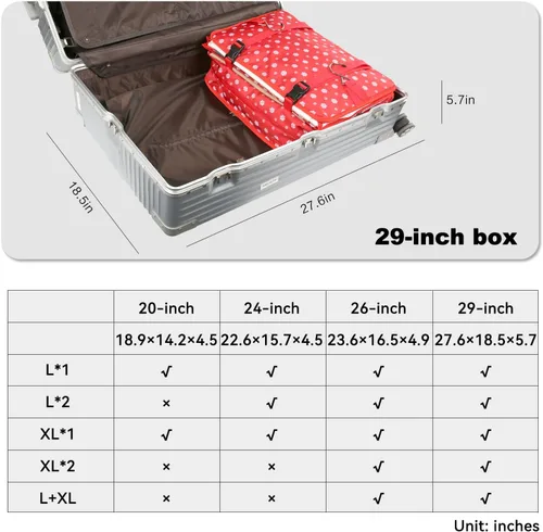 Vista 31 de TABITORA - Estantería portátil y plegable de gran capacidad con ganchos para colgar, ideal como almacenamiento para viajes