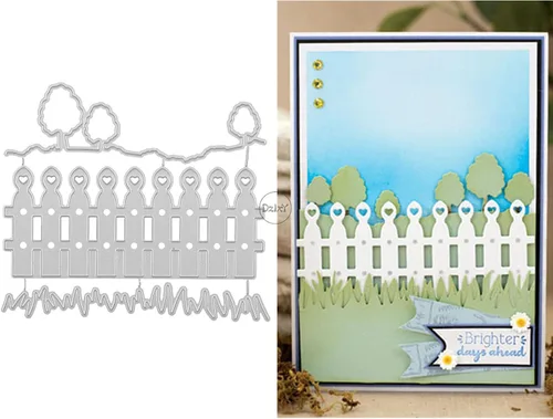 Vista 5 de DzIxY Casas Troqueles de corte de metal para kit de fabricación de tarjetas, troquelados de papel en relieve, plantillas de máquina de álbumes