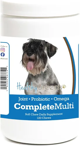 Vista 65 de Healthy Breeds Affenpinscher todo en uno multivitamínico suave masticable 120