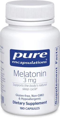 Vista 9 de Pure Encapsulations Melatonina 3 mg - Suplemento antioxidante para apoyar el sueño natural y el alivio de la falta de sueño ocasional - para apoyo