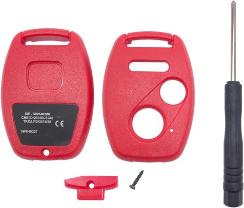 Vista 7 de Horande Funda de llave de repuesto sin corte para Honda Civic 2008-2013 CR-V Accord Pilot Fit Odyssey Ridgeline CR-Z Funda de llave sin llave Negro