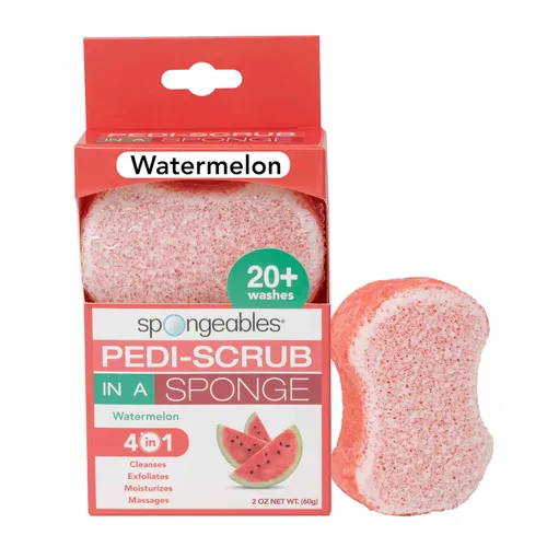 Vista 29 de Spongeables Pedi Scrub Foot Exfoliating 20+ Wash Sponge
