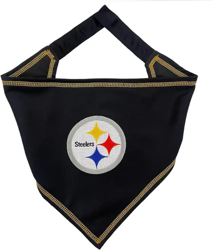 Vista 13 de Pets First NFL Buffalo Bills Banda Anudable para Mascotas, Pequeño/Mediano. Bandana, Bufanda y Babero para Perro y Gato. La Bandana Definitiva