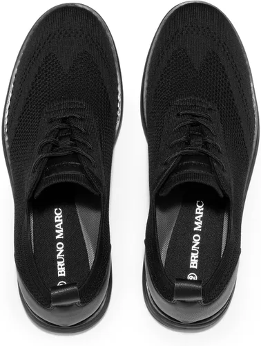 Vista 4 de Bruno Marc Men's Grand-02 KnitFlex Lightweight Walking Shoes Negro (black Monochrome)