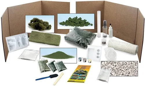 Vista 2 de Woodland Scenics Kit de diorama, montaña