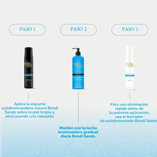 Vista 9 de Bondi Sands Espuma autobronceadora + guante de aplicación Incluye espuma ligera sin sol + guante reutilizable para un acabado impecable Includes