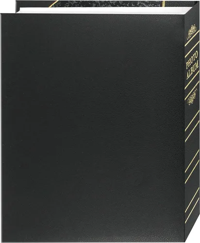 Vista 2 de Pioneer Photo Albums BT-68 - Álbum de fotos Le Memo (100 bolsillos, 6 x 8 pulgadas), color plateado y negro