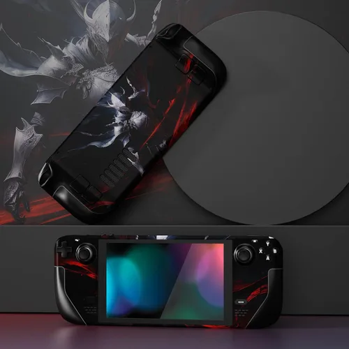 Vista 4 de PlayVital Juego completo de calcomanías protectoras para cubierta de vapor, pegatinas personalizadas cubierta de vinilo para Steam Deck Handheld