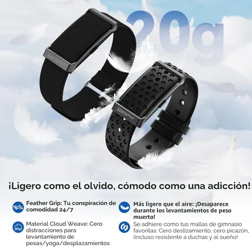 Vista 3 de Smart Bracelet, Wearable Activity & Fitness Tracker Band, 24H Sleep Tracker, All-Day Continuous Heart Rate Blood Pressure Stress HRV Monitor, 173