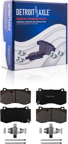 Vista 13 de Detroit Axle - Pastillas de Freno Delantero para Nissan Altima Maxima Sentra 350Z Cube Juke Versa INFINITI G35 I30 I35 Suzuki SX4 Crossover