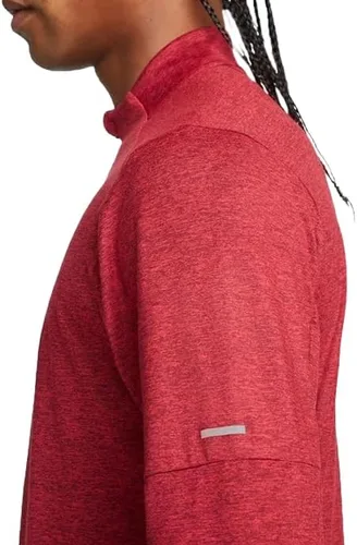 Vista 4 de Nike Dri-FIT Element - Camiseta de correr con cremallera de 14 para hombre (as1, Alpha, m, Regular, Dark BeetrootUniversity Red), Remolacha oscura