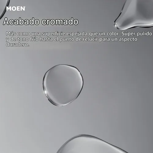Vista 2 de Moen Brantford T62151 - Kit de molduras cromadas Posi-Temp sin válvula