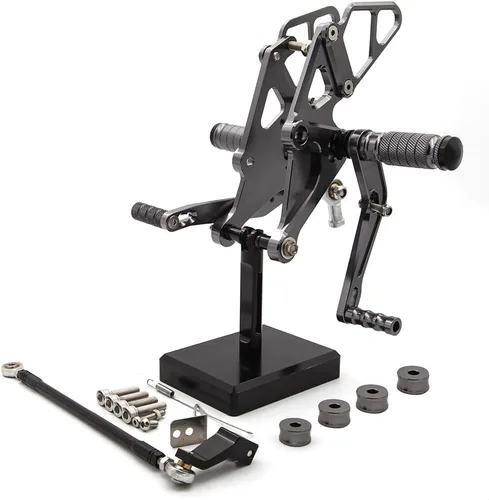 Vista 7 de CNC MT07 13-20 - Juego de clavijas traseras ajustables para motocicleta, pedal de cambio de freno compatible con MT-07 MT07 FZ-07 FZ07 2013 2014