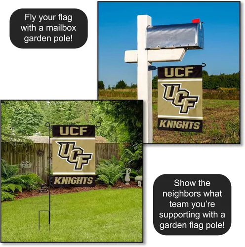 Vista 4 de College Flags & Banners Co. Bandera de jardín de Central Florida Knights