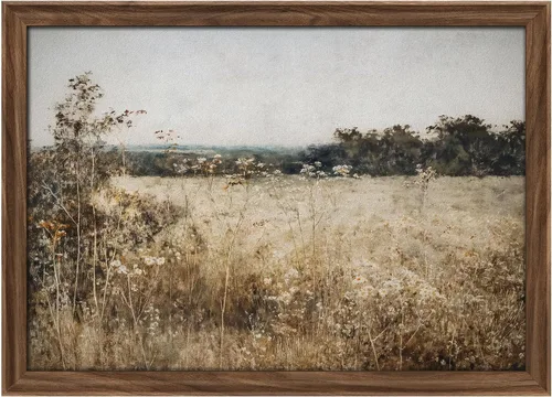 Vista 335 de MUDECOR Lienzo enmarcado prémium para pared, pinos nevados en bosque de invierno, ilustraciones modernas, arte contemporáneo, escénico, divertido