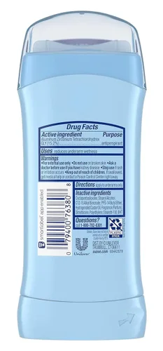 Vista 3 de Suave Desodorante 2.6 onzas 24 horas polvo invisible sólido (2.6 fl oz) (paquete de 2)