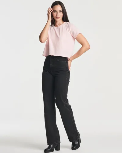 Vista 5 de Real Essentials Cultivo SS de algodón para mujer (disponible en tallas grandes)