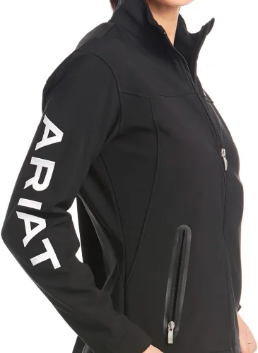Vista 3 de ARIAT New Team Softshell - Chaqueta para mujer, color negro