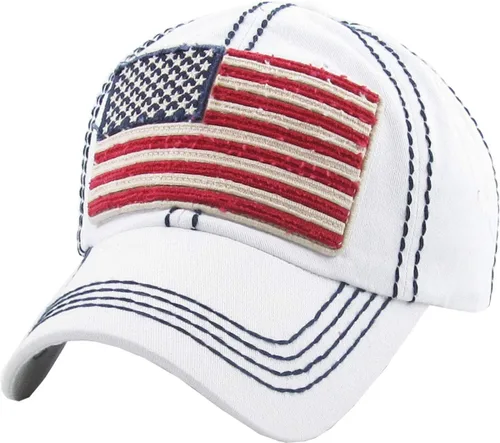 Vista 217 de KBETHOS Tactical Operator Collection USA Fishing Mesh Ballcap Flag Patch America Outdoors Trucker Baseball Cap