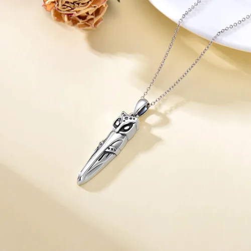 Vista 3 de ONEFINITY Owl Necklace 925 Sterling Silver Owl Pendant Oxidized Vintage Owl Jewelry Christmas Gifts for Women Mom Wife
