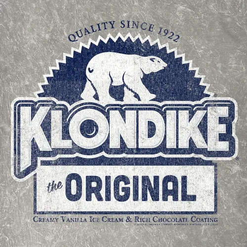 Vista 2 de The Original Klondike Foil Wrapper Since 1922 Unisex Mineral Wash Tee