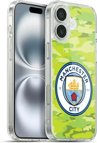 Vista 99 de Head Case Designs Funda de gel con licencia oficial del Manchester City Man City FC Blue Moon Badge Camou [protección de grado militar] compatible