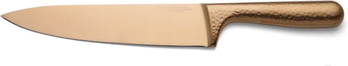 Vista 4 de Cambridge Silversmiths Rame Hammered Copper - Juego de cubiertos de 12 piezas con bloque