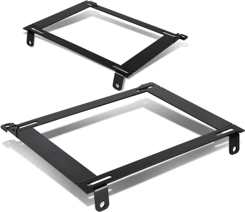 Vista 8 de DNA Motoring SBK-LM-350Z Par de soportes de asiento de acero tensil de montaje bajo compatibles con 350Z 03-09, negro