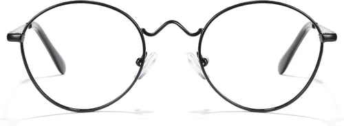 Vista 9 de Cyxus Blue Light Glasses for Men and Women, Retro Round Metal Frame 8702 10-dorado-8702T06-US