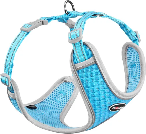 Vista 12 de ThinkPet Arnés de ventilación reflectante transpirable suave sin tirones para cachorros, chaleco de ventilación para cachorros pequeños y medianos