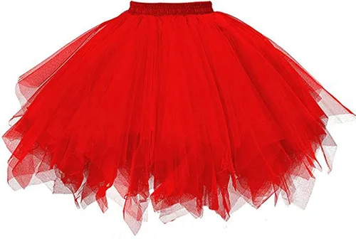 Vista 32 de Falda tutú de ballet para disfraz de fiesta de mujer