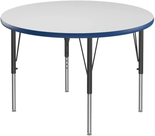 Vista 42 de Correll - Mesa rectangular de 24 x 36 pulgadas, mesa de actividades superior de borrado en seco, altura ajustable (19 a 29), laminado de alta