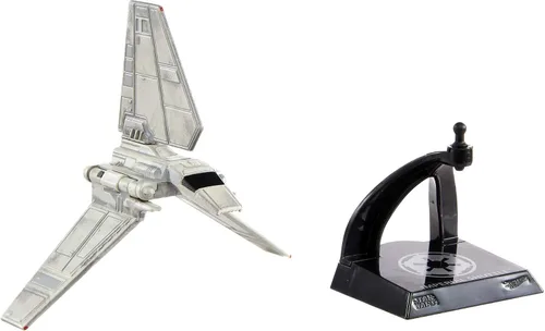 Vista 3 de Hot Wheels Star Wars Starships Select Premium Diecast Imperial Shuttle