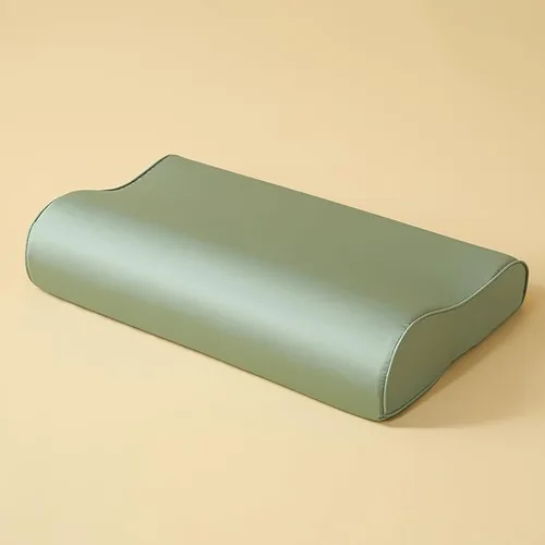 Vista 2 de Funda de almohada de contorno de 100% algodón, solo funda de almohada de espuma viscoelástica, protector de almohada para almohada cervical de 11.5