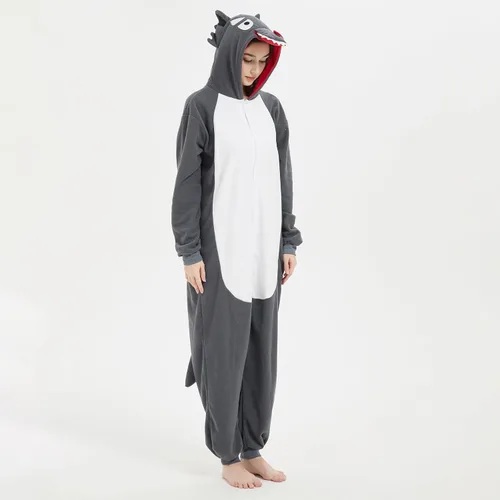Vista 5 de MAJ&COS Animal Onesie Adult Pajamas Halloween Cosplay Costume Unisex Onesies for Men Women