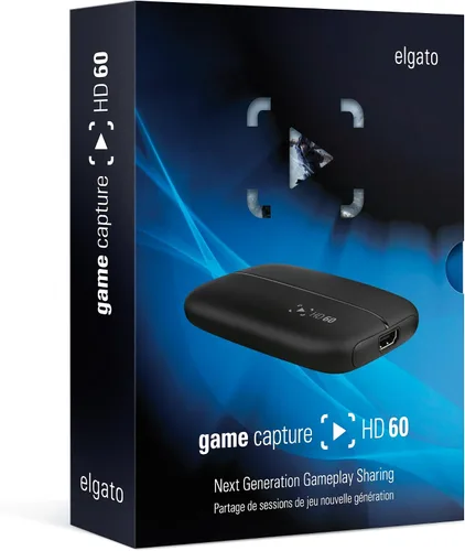 Vista 7 de Elgato Game Capture HD, Xbox y PlayStation Grabadora de juegos de alta definición para Mac y PC, Negro