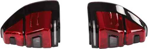 Vista 2 de Para 2003 2004 2005 2006 2007 2008 2009Toyota Land Cruiser Prado LC120 luces traseras LED rojas luces traseras montaje de lámpara trasera izquierda