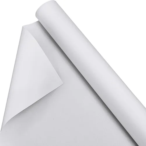 Vista 7 de Kinlop - Rollo de lienzo de algodón blanco de 12 pulgadas x 15 pies con doble imprimado para pintura al óleo y acrílica