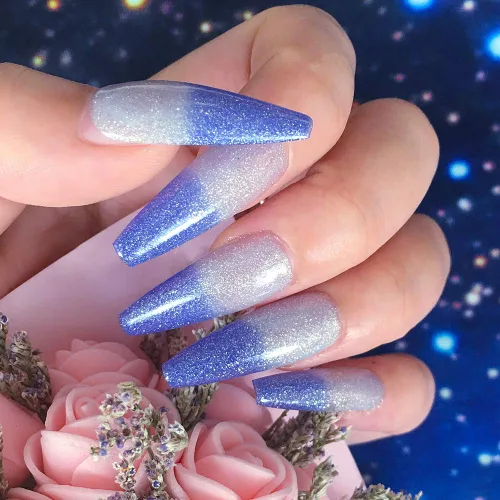 Vista 4 de Juego de esmalte de uñas en gel - Juego de esmalte de uñas con cambio de color en gel Púrpura Azul Rosa Rojo Lavanda Viento Rojo Negro con cambio