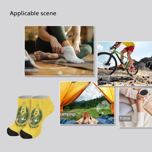 Vista 7 de devor No Show Socks Casual Women's Sock Hidden Sock Fashion corn lorem ipsum Socks