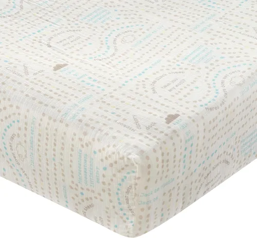 Vista 19 de Lambs & Ivy Signature Bunny Hop - Sábana bajera ajustable para cuna de algodón orgánico