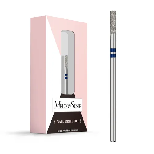 Vista 28 de MelodySusie Broca para uñas de limpieza de cutículas en forma de pera de 1.2mm, 3/32'', Limpiador profesional de carburo diamantado de seguridad