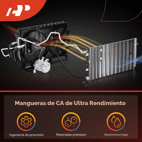 Vista 2 de A-Premium - Conjunto de manguera de succión A/C compatible con Ford y Mercury para Ford Explorer & Mercury Mountaineer, 2006-2010, 4.0L