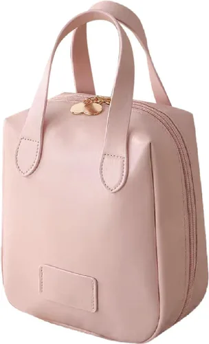Vista 7 de Bolsa de maquillaje portátil de alta calidad, bolsa organizadora de maquillaje de gran capacidad, bolsa organizadora de maquillaje de viaje