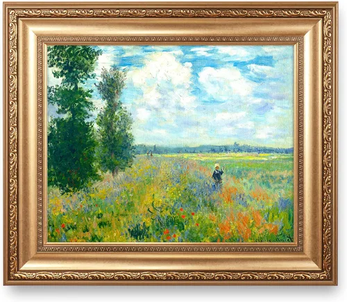 Vista 267 de A&T ARTWORK Antibes Seen from The Salis Gardens de Claude Monet Las Obras de Arte Clásico Mundial Reproducciones, Impresiones de Arte en Lienzo
