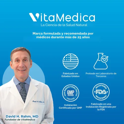 Vista 6 de VitaMedica Suplemento de bromelina y quercetina - 500 mg de bromelina 250 mg de quercetina - 2400 GDU para inmunidad, apoyo articular, inflamación